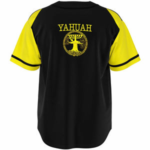 Yahuah-Tree of Life 02-01 Camiseta de béisbol unisex de diseñador 