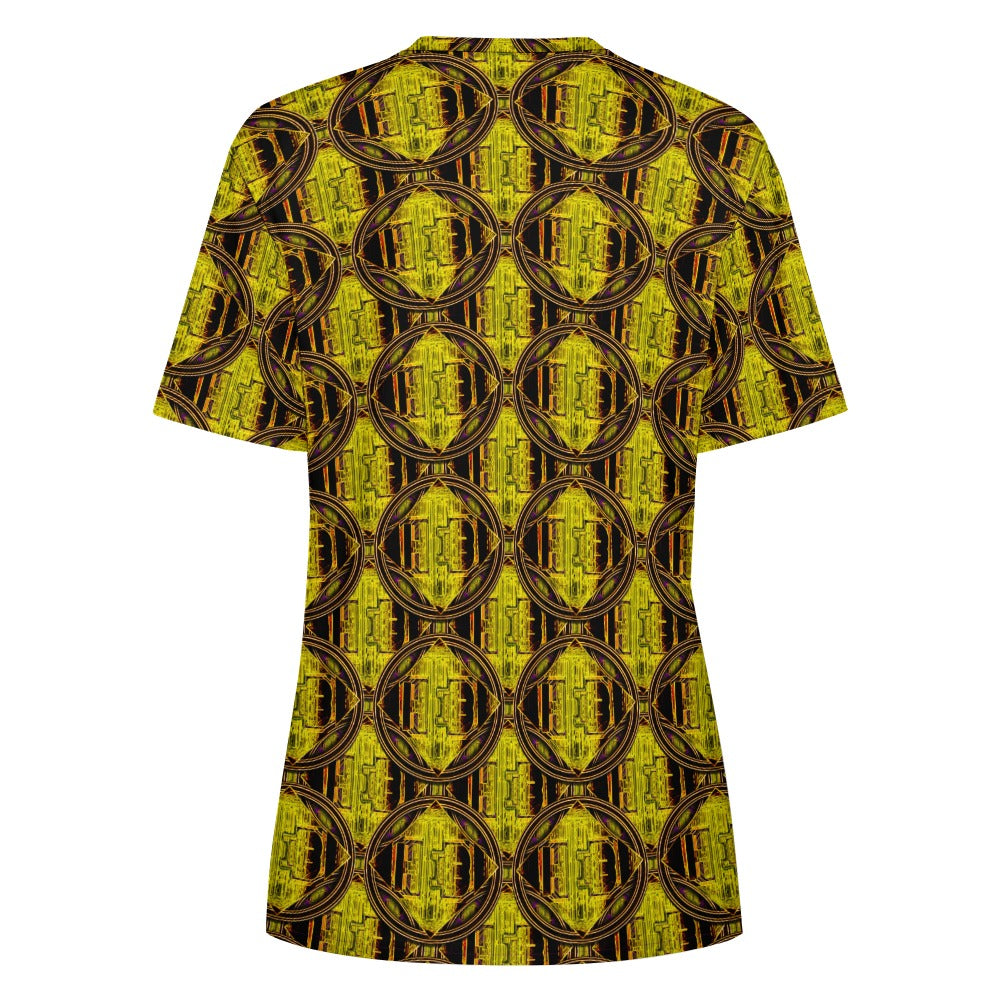 Hebrew World 02-01 Ladies Designer Cotton T-shirt (5 colors)