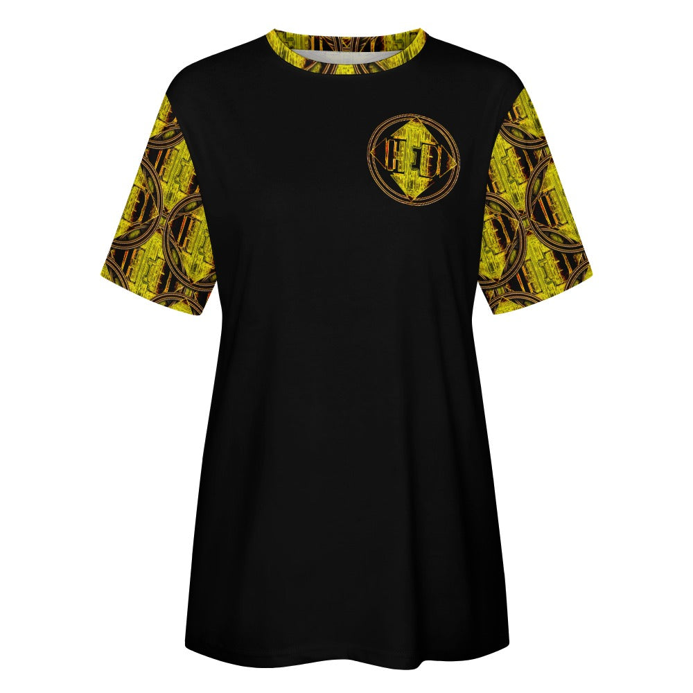 Hebrew World 02-01 Ladies Designer Cotton T-shirt (5 colors)