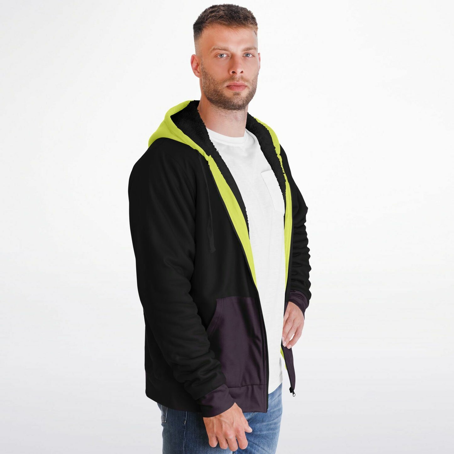 KING 01-01 Men's Designer Microfleece Zip Hoodie