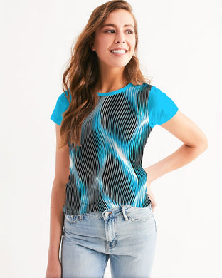 TRP Twisted Patterns 04: Weaved Metal Waves 01-02 Ladies Designer T-shirt
