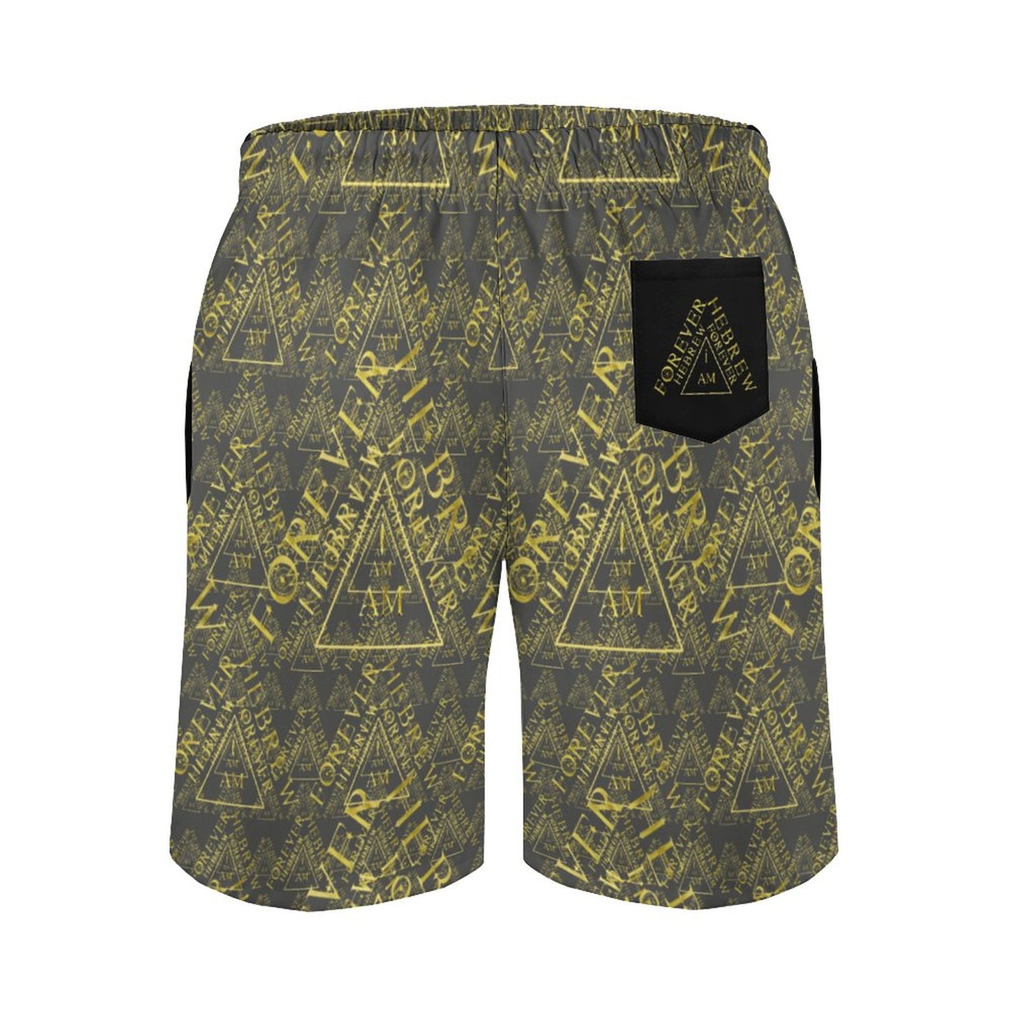 I AM HEBREW 03-01 Men's Designer Swim Trunks