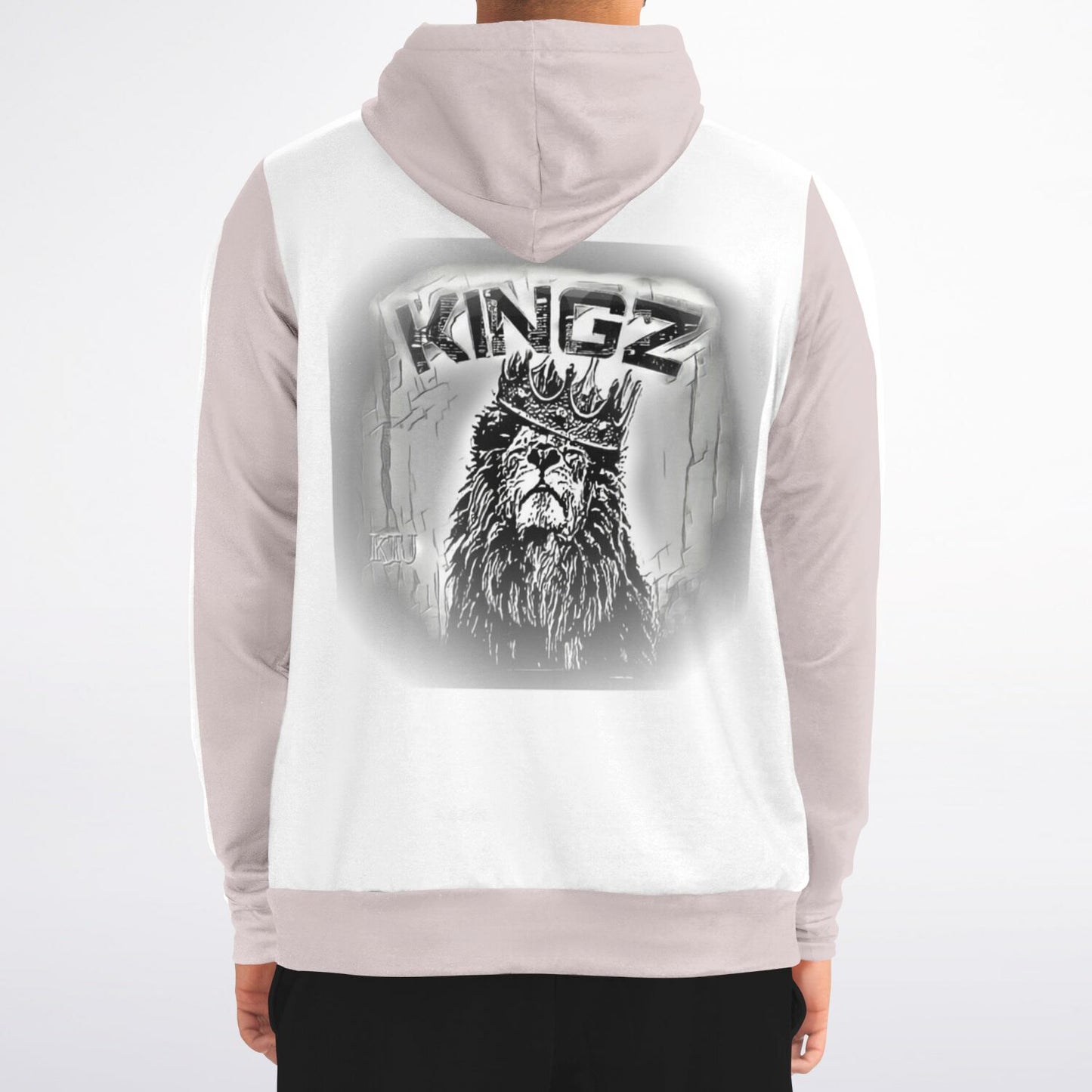 KINGZ 01-02 Men's Designer Athletic Full Zip Hoodie