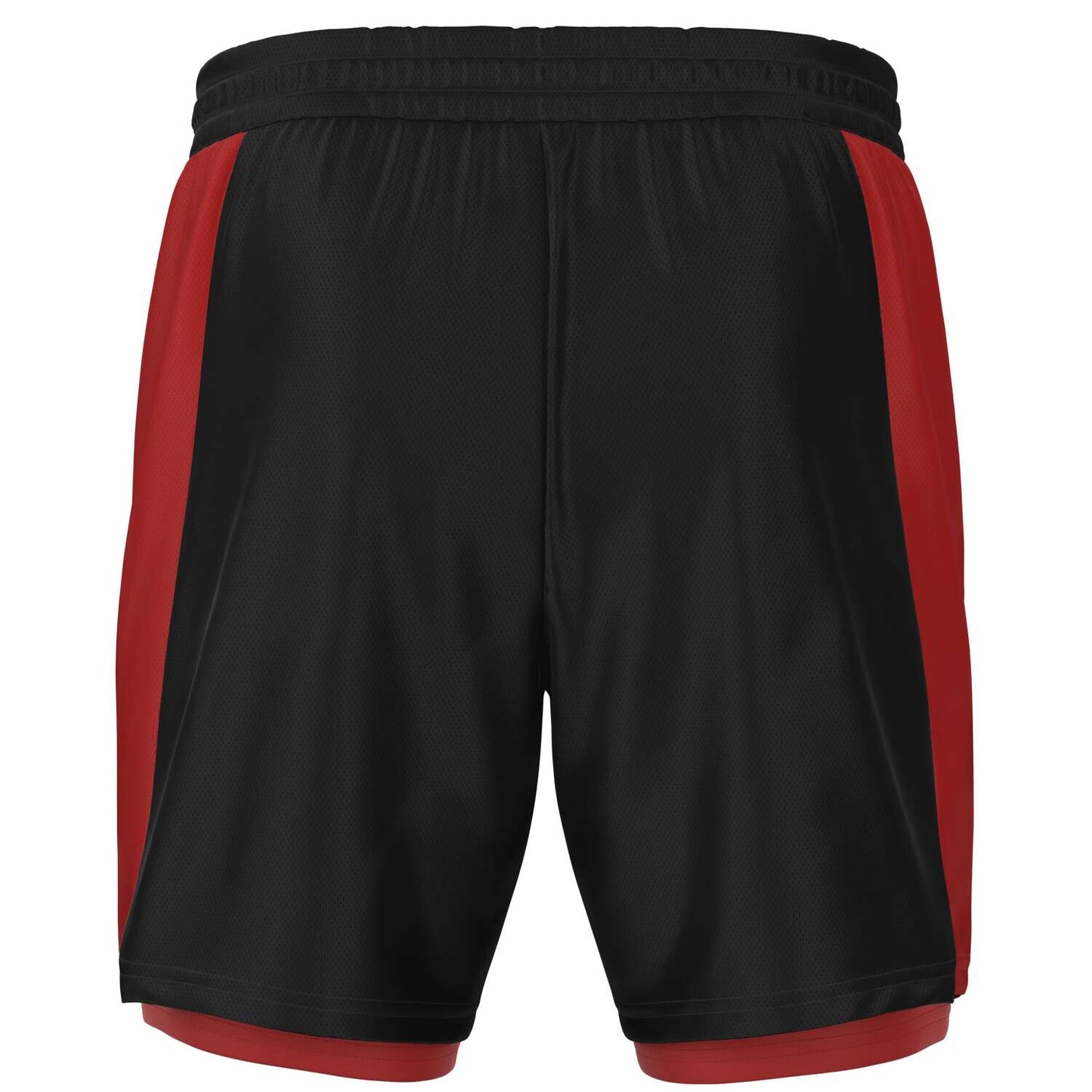 A-Team 01 Red Men's Designer 2-in-1 Shorts