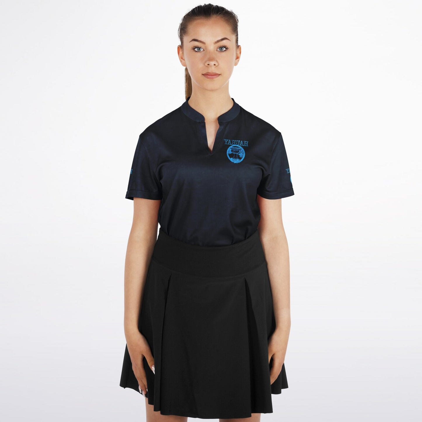 Yahuah-Tree of Life 02-02 Designer Notch Neck T-shirt