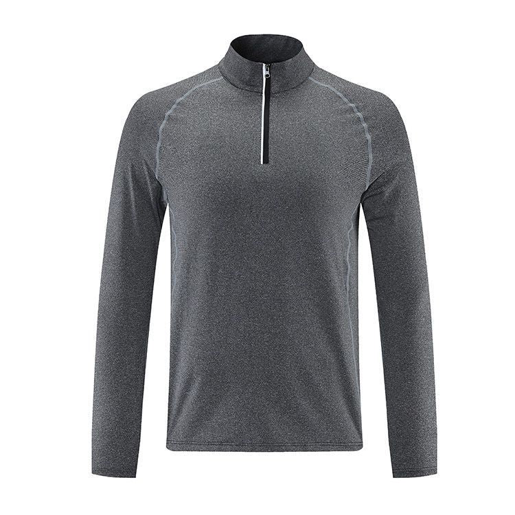 Men's Solid Color Stand Collar 1/4 Zip Sweatshirt (3 colors)