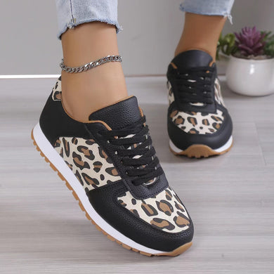 Fashion Print Lace Up Women Sneakers (4 styles)