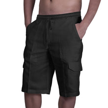 Load image into Gallery viewer, Men&#39;s Drawstring Elastic Waist Cargo Board Shorts (6 colors)