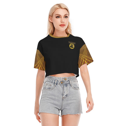 Yahuah-Tree of Life 02-03 Voltage Drop Shoulder Cotton Crop Top