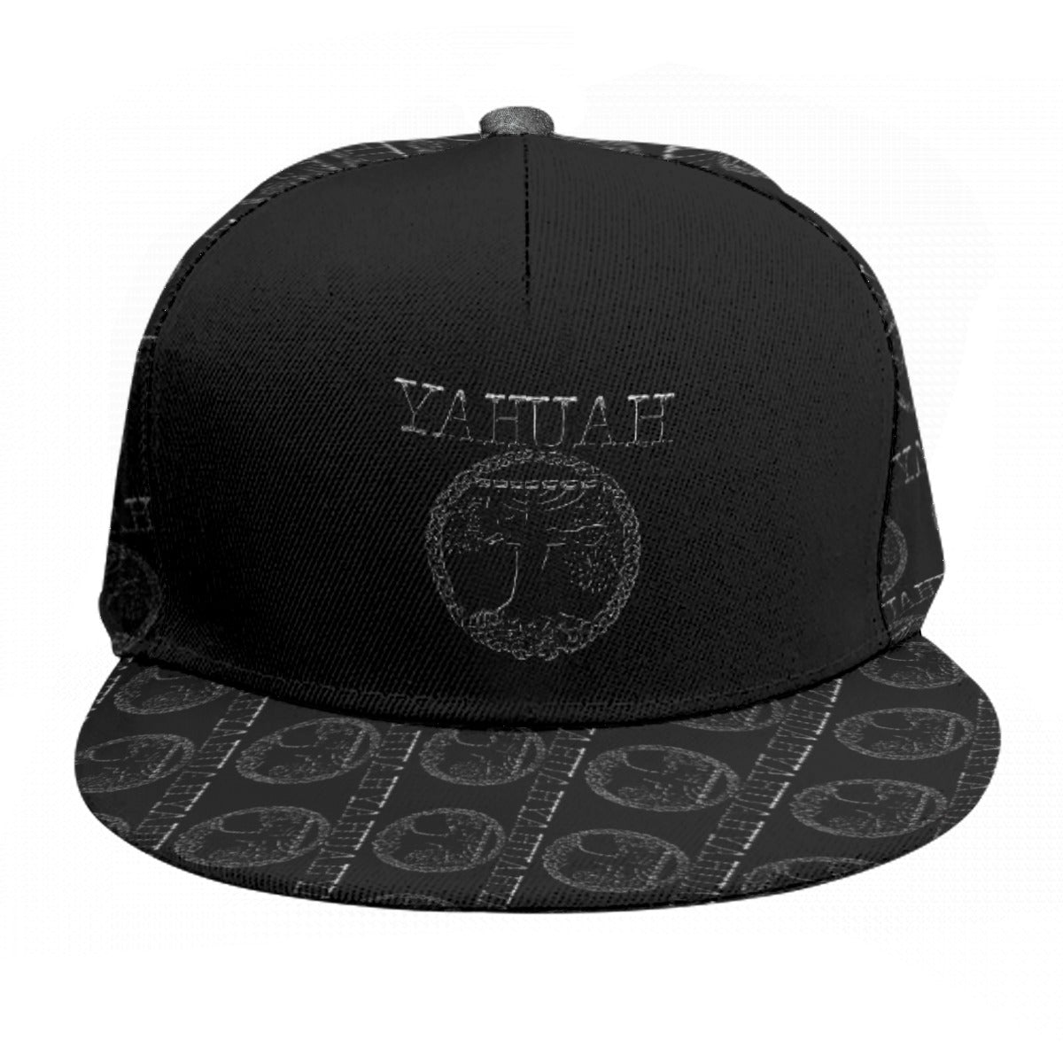 Yahuah-Tree of Life 02-04 Designer Flat Brim Baseball Cap