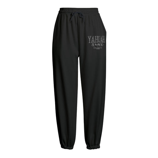 Yahuah-Name Above All Names 01-01 Designer Unisex Fleece Joggers