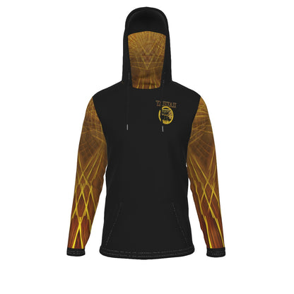 Yahuah-Tree of Life 02-03 Voltage Men's Designer Hoodie with Face Mask