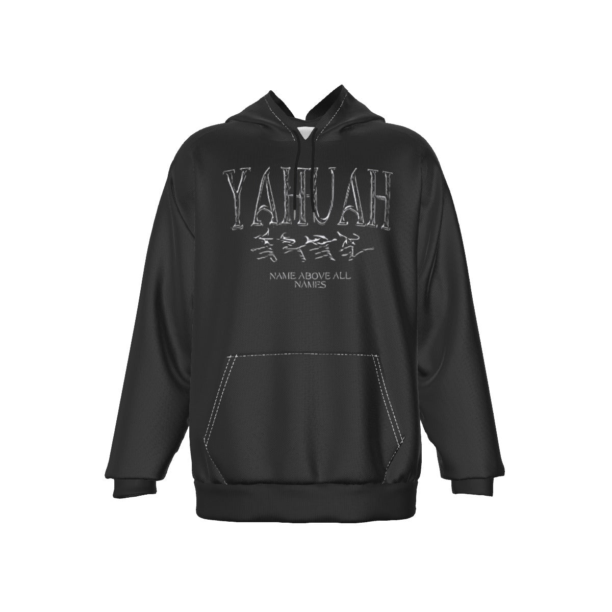 Yahuah-Name Above All Names 01-01 Men's Designer Raglan Hoodie