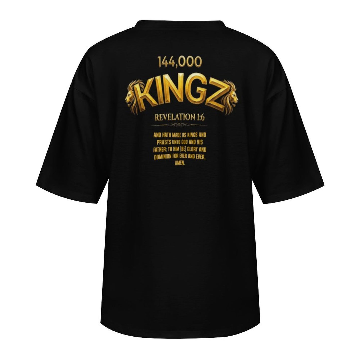 144,000 KINGZ: The Rise of The Remnant | Men's Heavyweight Half Sleeve 100% Cotton Tee