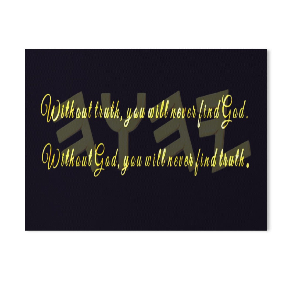 Truth Illustrated 01-02 Canvas Print, 18x24 inches