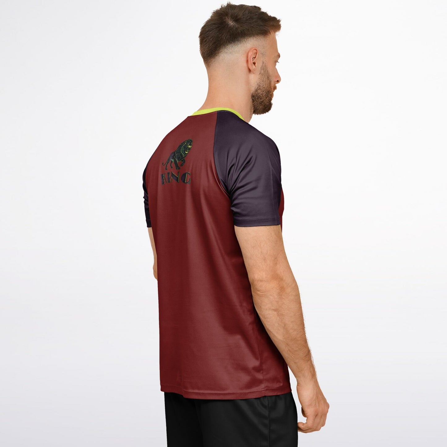 KING 01-02 Men's Designer Raglan T-shirt