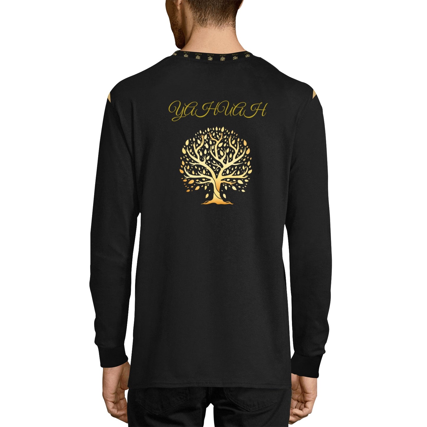 Yahuah-Tree of Life 01 Elect Men's Designer Pajama Shirt