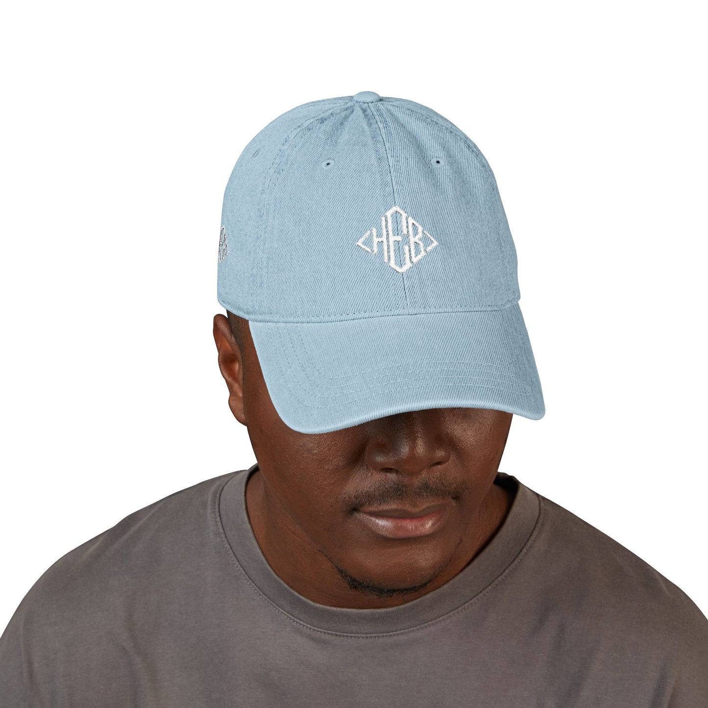 Hebrews 01-02 Designer OTTO CAP Embroidered Denim Hat (3 colors)
