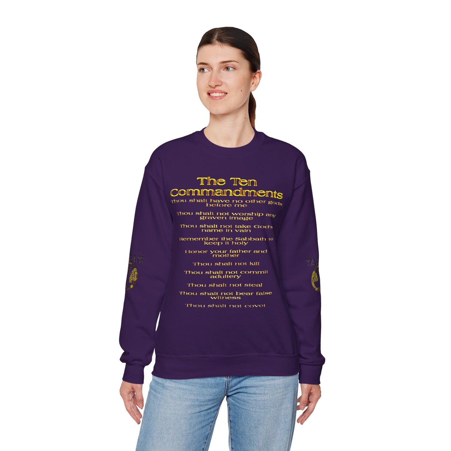The Ten Commandments 01 Designer Gildan Unisex Heavy Blend Sweatshirt (6 colors)