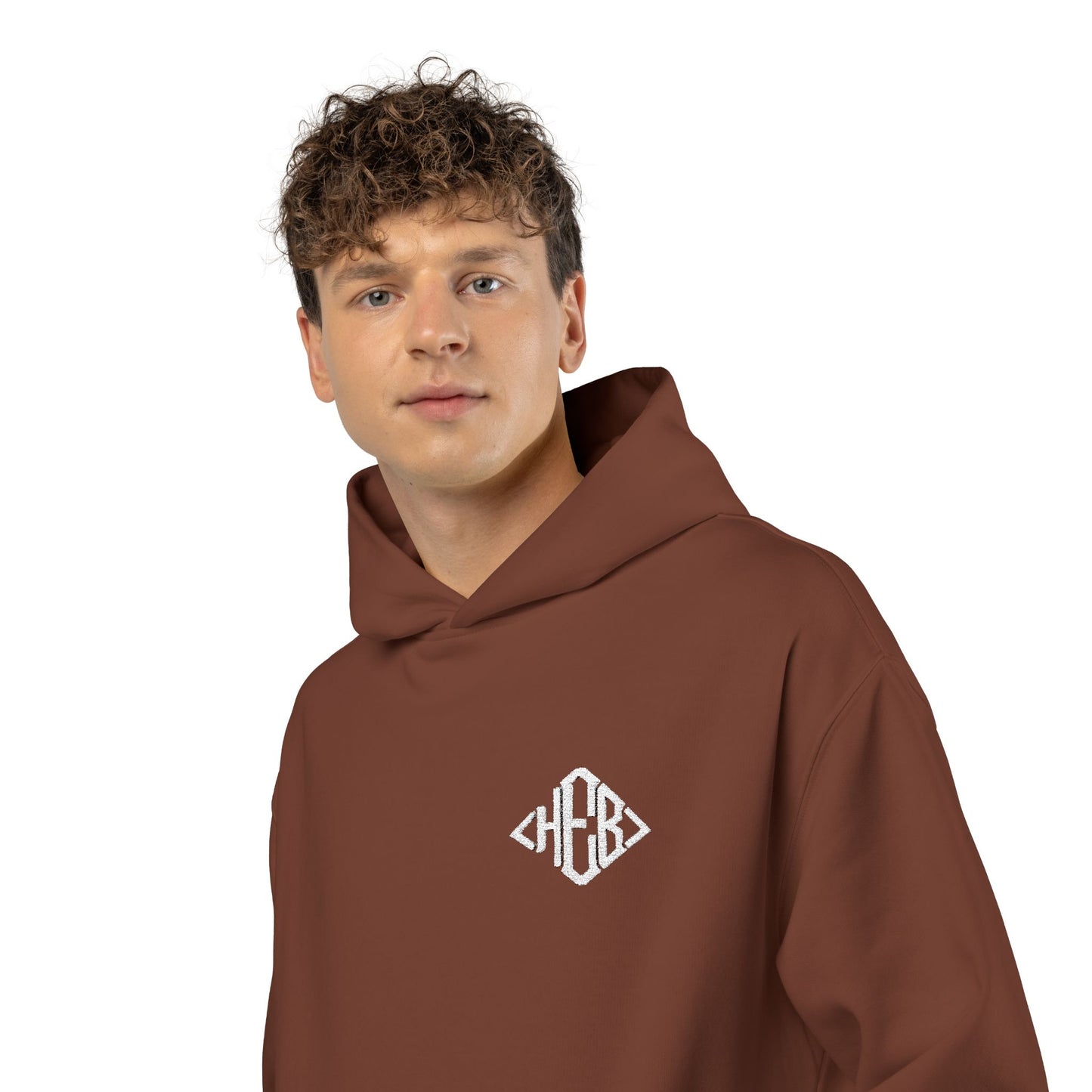 Hebrews 01-02 Designer AS Colour Embroidered Relaxed Unisex Hoodie (9 colors)