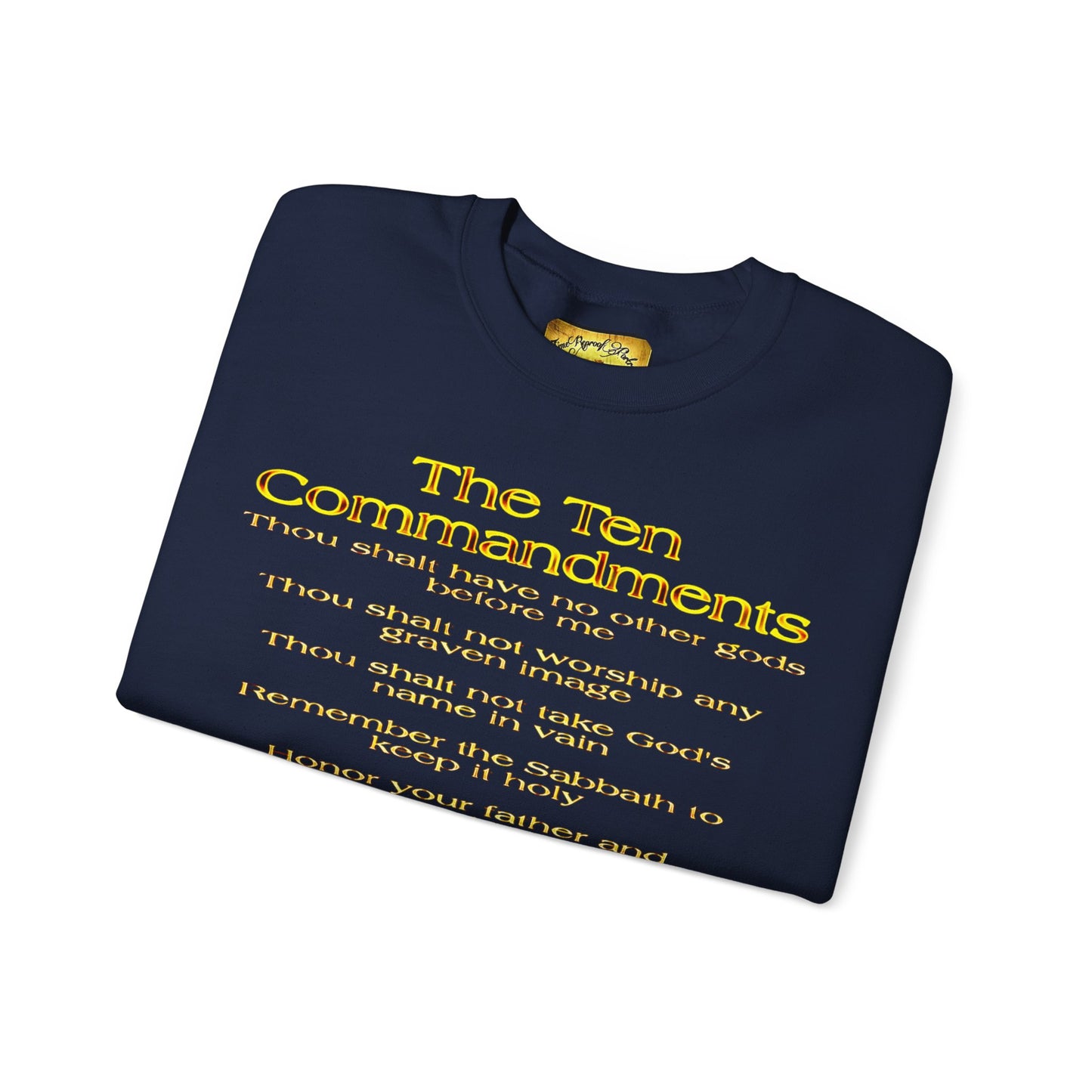 The Ten Commandments 01 Designer Gildan Unisex Heavy Blend Sweatshirt (6 colors)