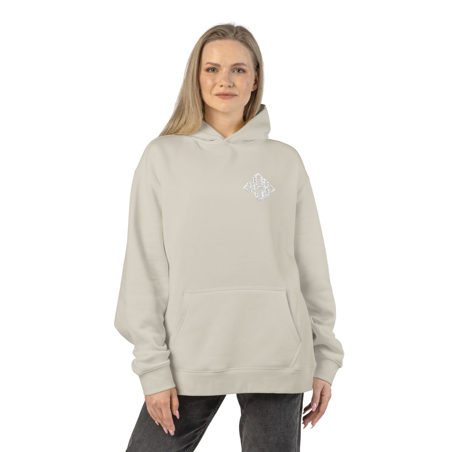 Hebrews 01-02 Designer AS Colour Embroidered Relaxed Unisex Hoodie (9 colors)