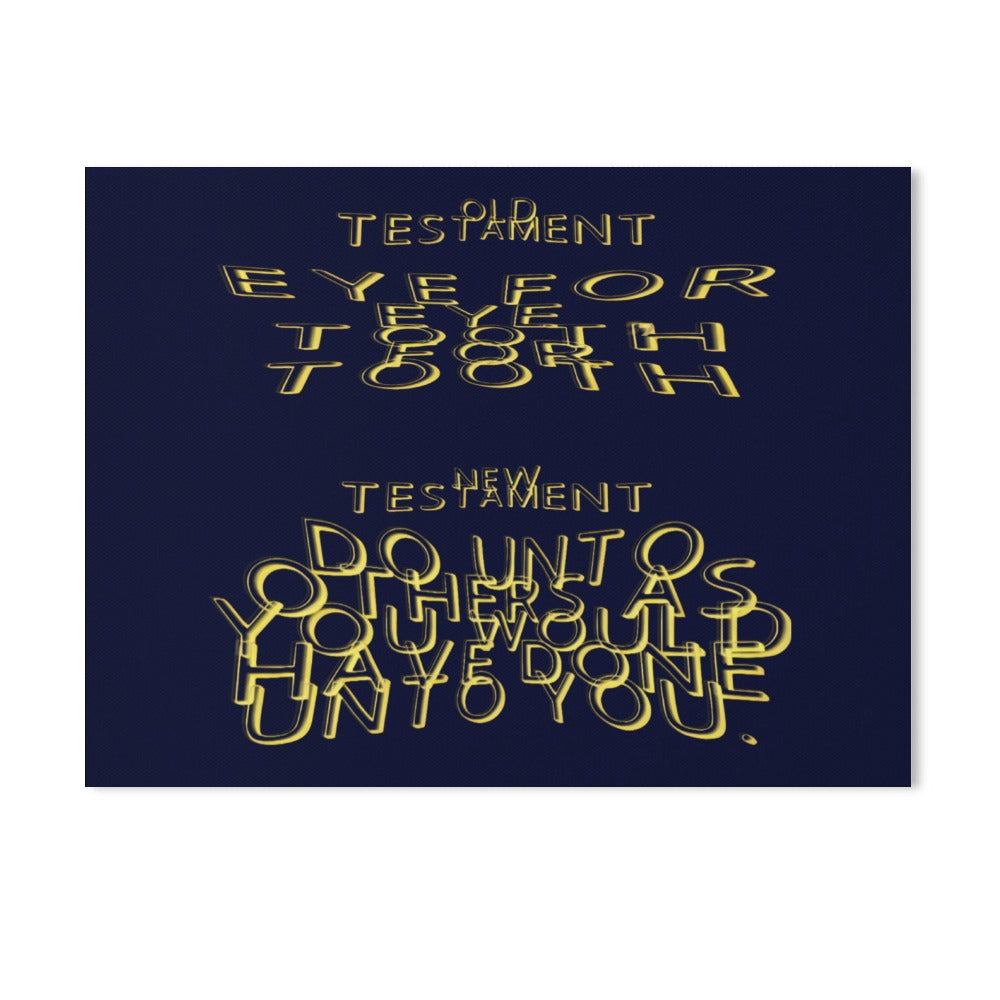 Commandment Keepers 02-02 Canvas Print, 18x24 inches, 2 colors