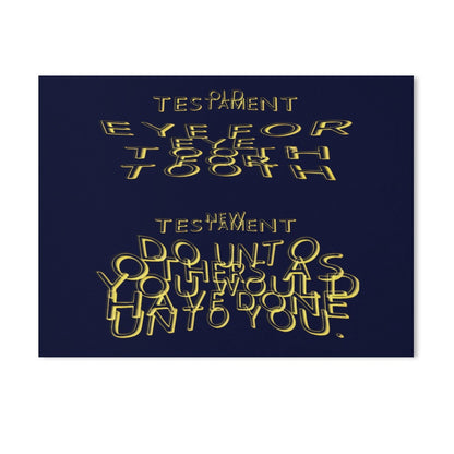 Commandment Keepers 02-02 Canvas Print, 18x24 inches, 2 colors