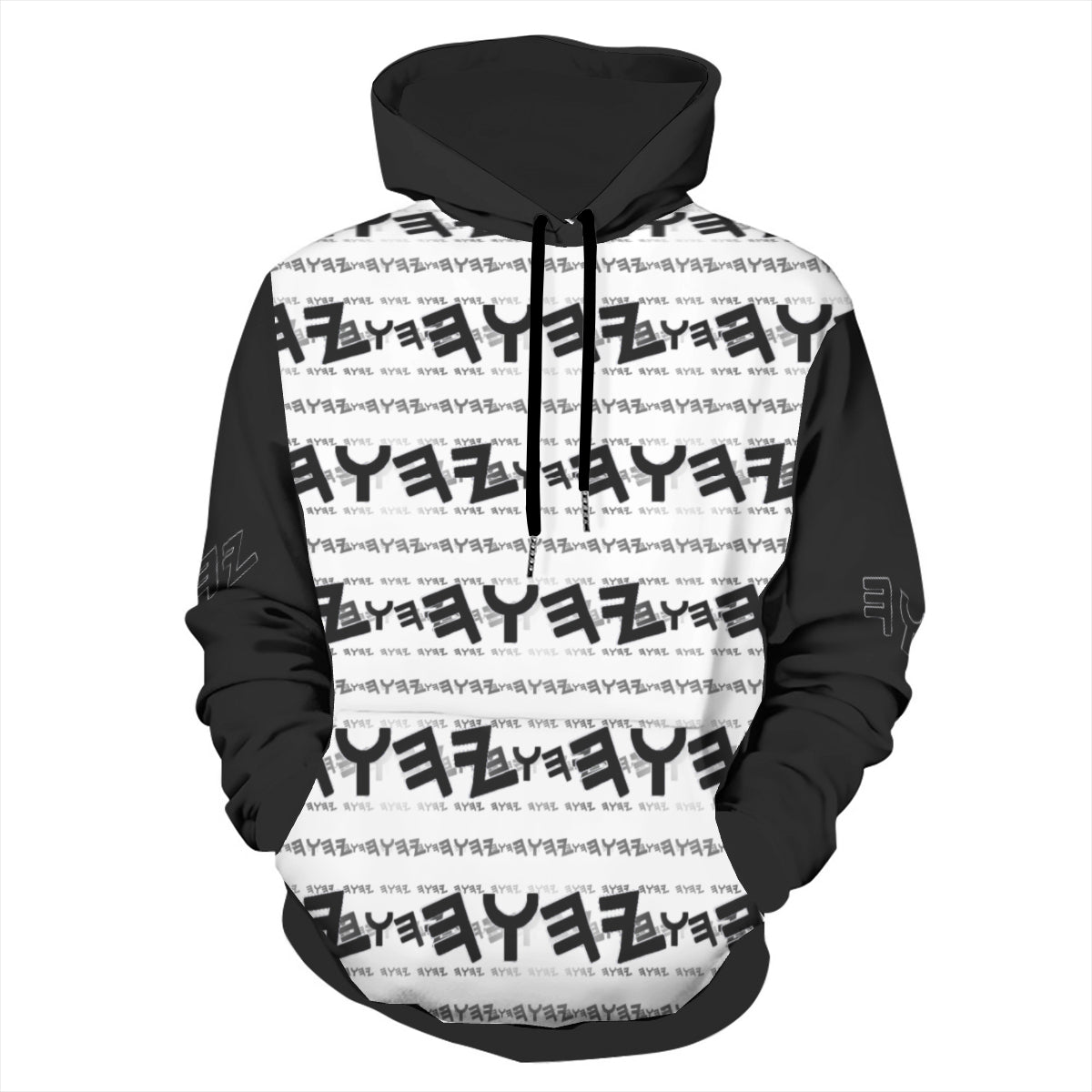 Most High God - Yahuah 01-01 White Men's Designer Pullover Hoodie