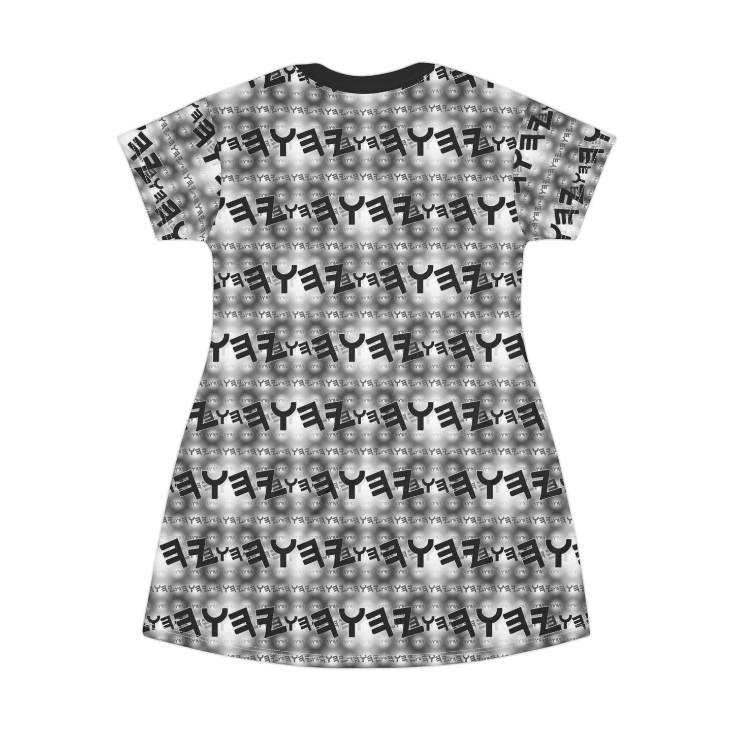 Most High God - Yahuah 01-01 Black Designer T-shirt Dress