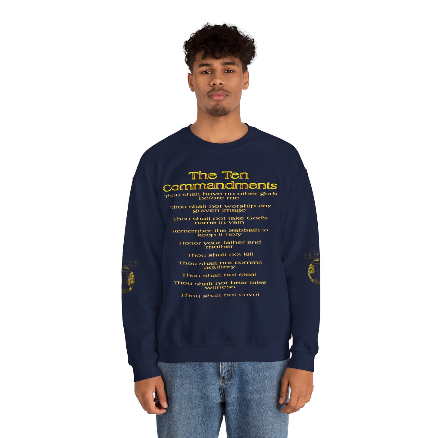 The Ten Commandments 01 Designer Gildan Unisex Heavy Blend Sweatshirt (6 colors)