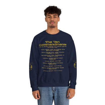 Ten Commandments 01 Designer Gildan Unisex Heavy Blend Sweatshirt (6 colors)