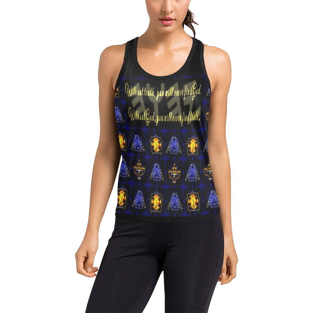 Truth Illustrated 01-01 Ladies Designer Racerback Tank Top