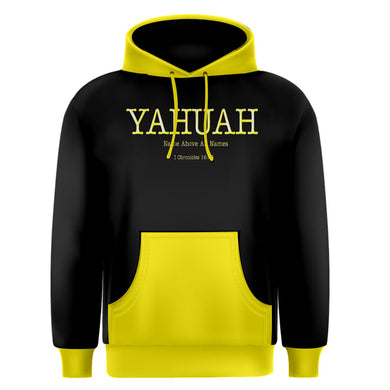 Yahuah-Name Above All Names 02-02 Sudadera con capucha de diseñador para hombre 