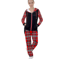 Load image into Gallery viewer, TRP Twisted Patterns 06: Digital Plaid 01-03A Ladies Designer Tracksuit