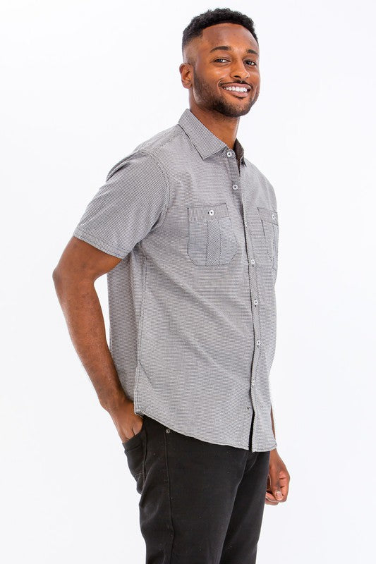 Short Sleeve Dress Shirt (4 colors)