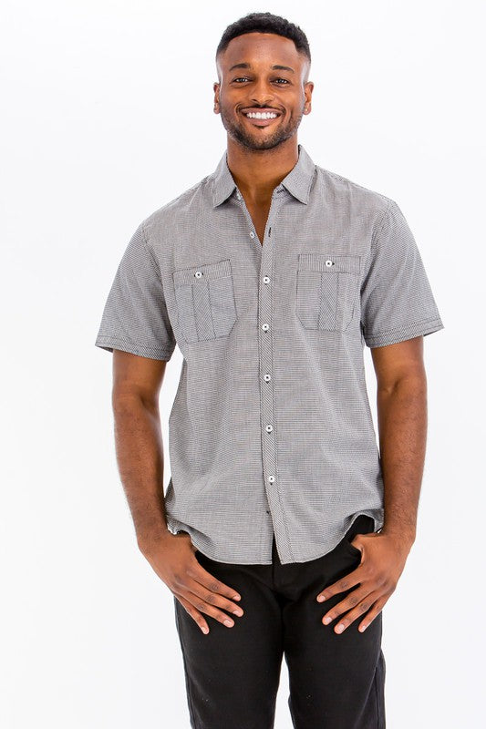 Short Sleeve Dress Shirt (4 colors)