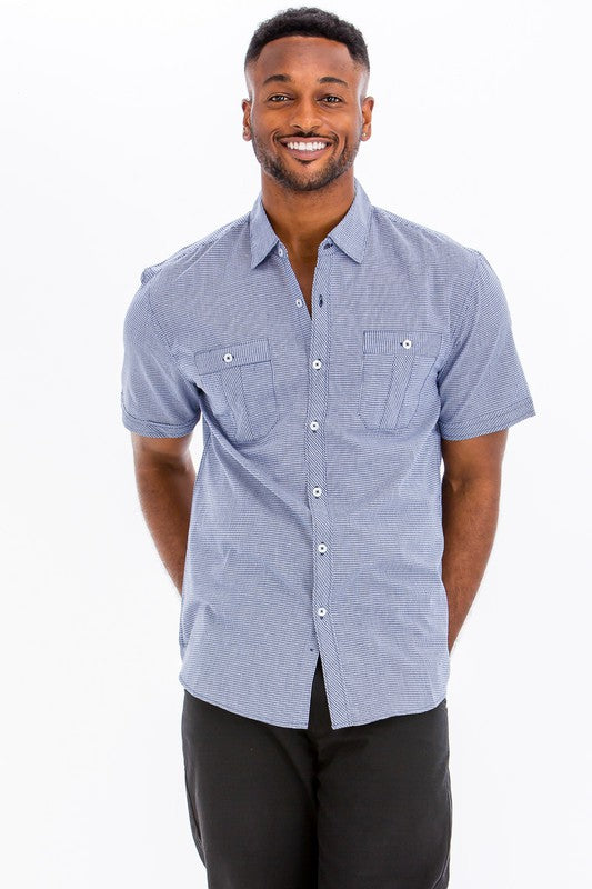 Short Sleeve Dress Shirt (4 colors)