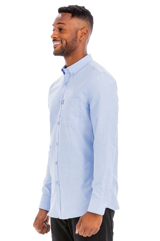 Short Sleeve Solid Color Dress Shirt (4 colors)