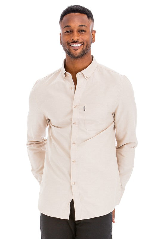 Short Sleeve Solid Color Dress Shirt (4 colors)