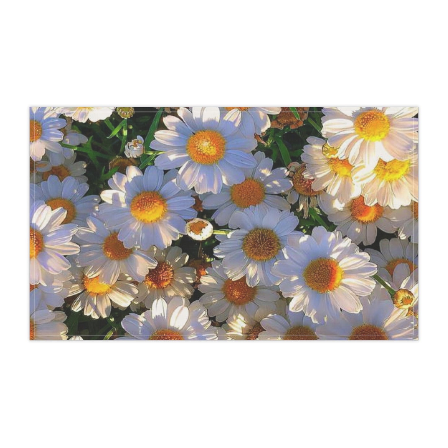 Sun-Kissed Meadow Tea Towel — Floral Kitchen Hand Towel