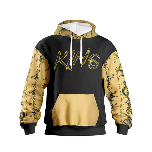 KING 01-01 Men's Designer Pullover Hoodie