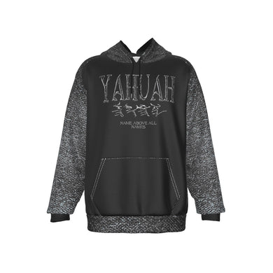 Yahuah-Name Above All Names 01-01 Men's Designer Raglan Pullover Hoodie