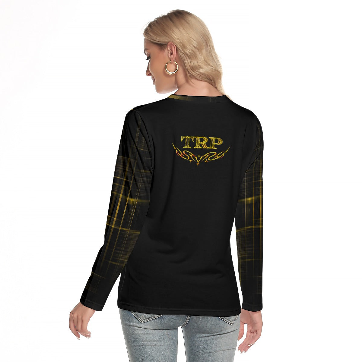 TRP Matrix 01 Ladies Designer Round Neck Long Sleeve T-shirt