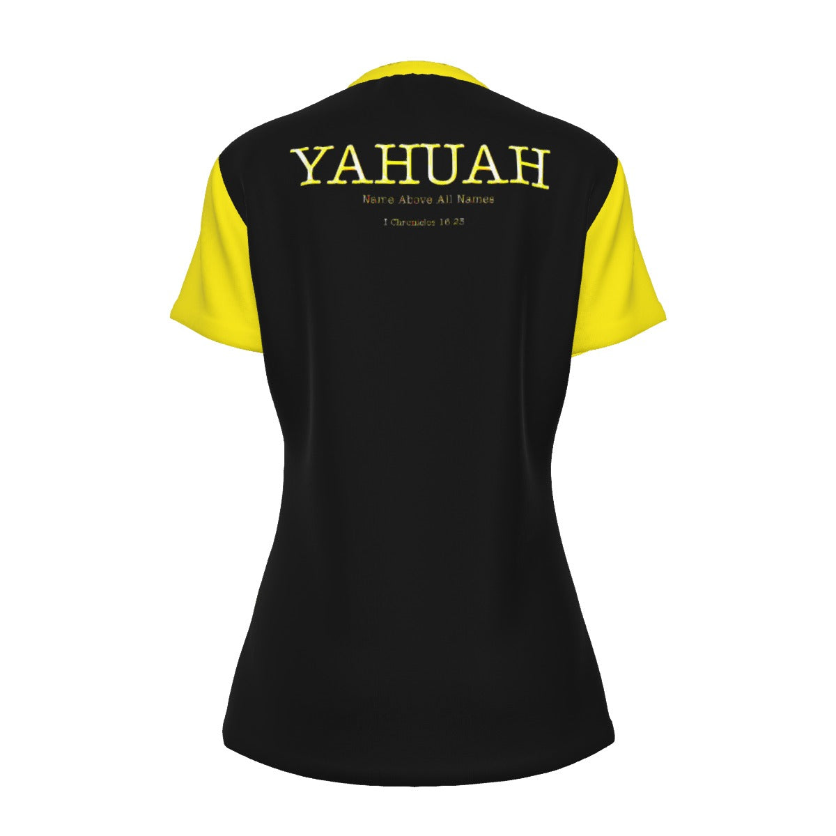 Yahuah-Name Above All Names 02-02 Ladies Designer Cotton T-shirt