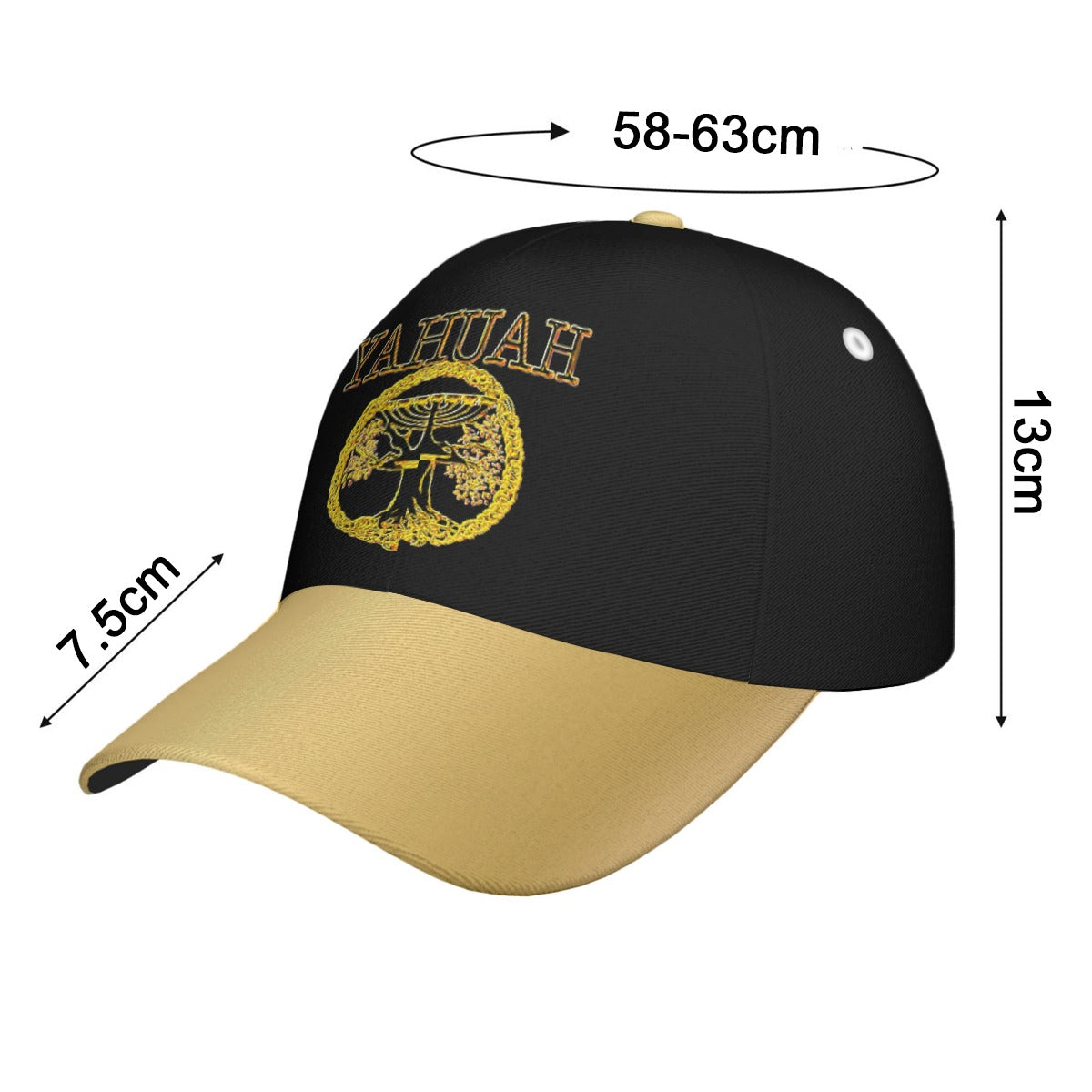 Yahuah-Tree of Life 02-03 Elect Designer Curved Brim Baseball Cap