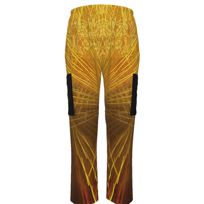 Yahuah: Tree of Life (02-02) - The Firmament Radiance | Men's Cargo Sweatpants
