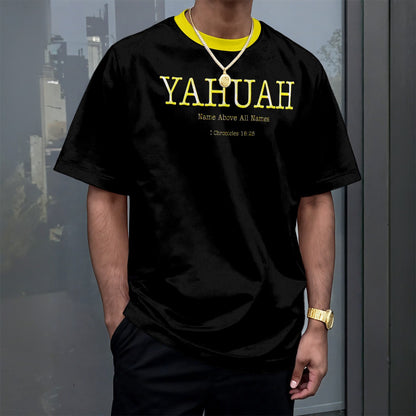 Yahuah: Name Above All Names (02-02) | Men's Drop Shoulder Tee