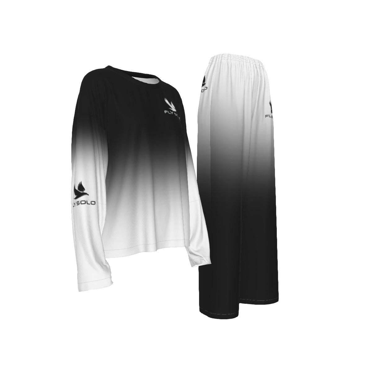 Outspoken Designs 03-03 "Fly Solo" Ladies Designer Long Sleeve T-shirt & Pants Set