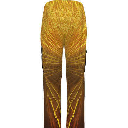 Yahuah: Tree of Life (02-02) - The Firmament Radiance | Men's Cargo Sweatpants